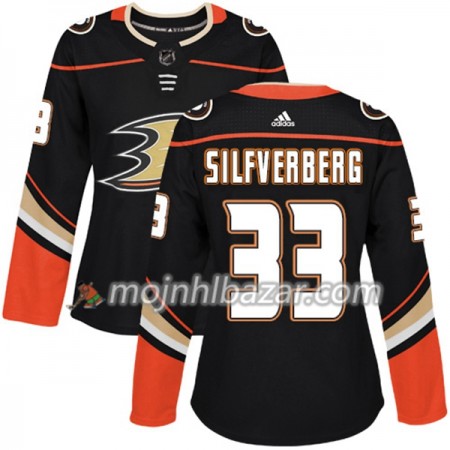 Dresovi Anaheim Ducks Jakob Silfverberg 33 Adidas 2017-2018 Crna Authentic - Ženska Dresovi Anaheim Ducks Jakob Silfverberg 33 Adidas 2017-2018 Crna Authentic - Ženska